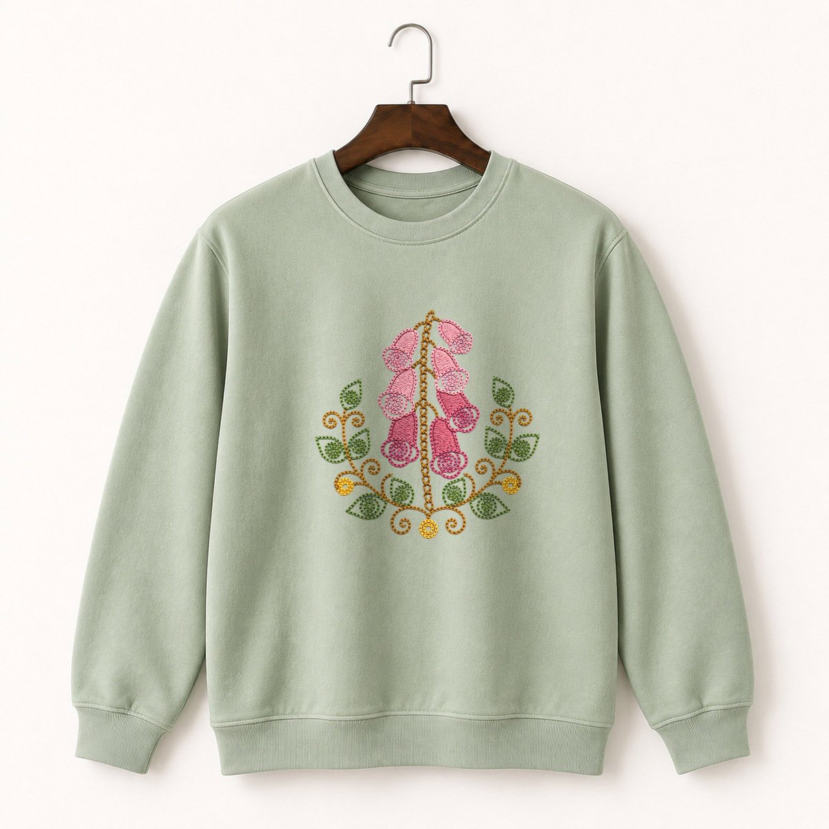 Foxglove Flower Crewneck Sweatshirt 2