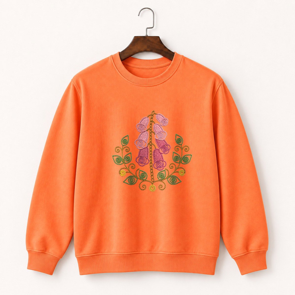 Foxglove Flower Crewneck Sweatshirt 3