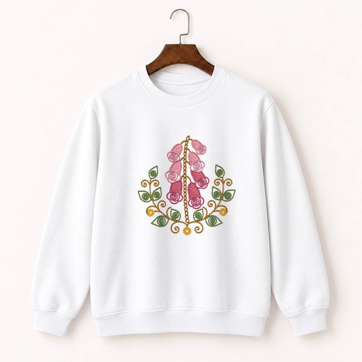 Foxglove Flower Crewneck Sweatshirt 5