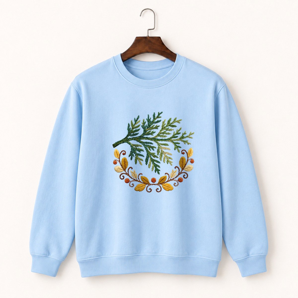 Cedar Branch Crewneck Sweatshirt 1