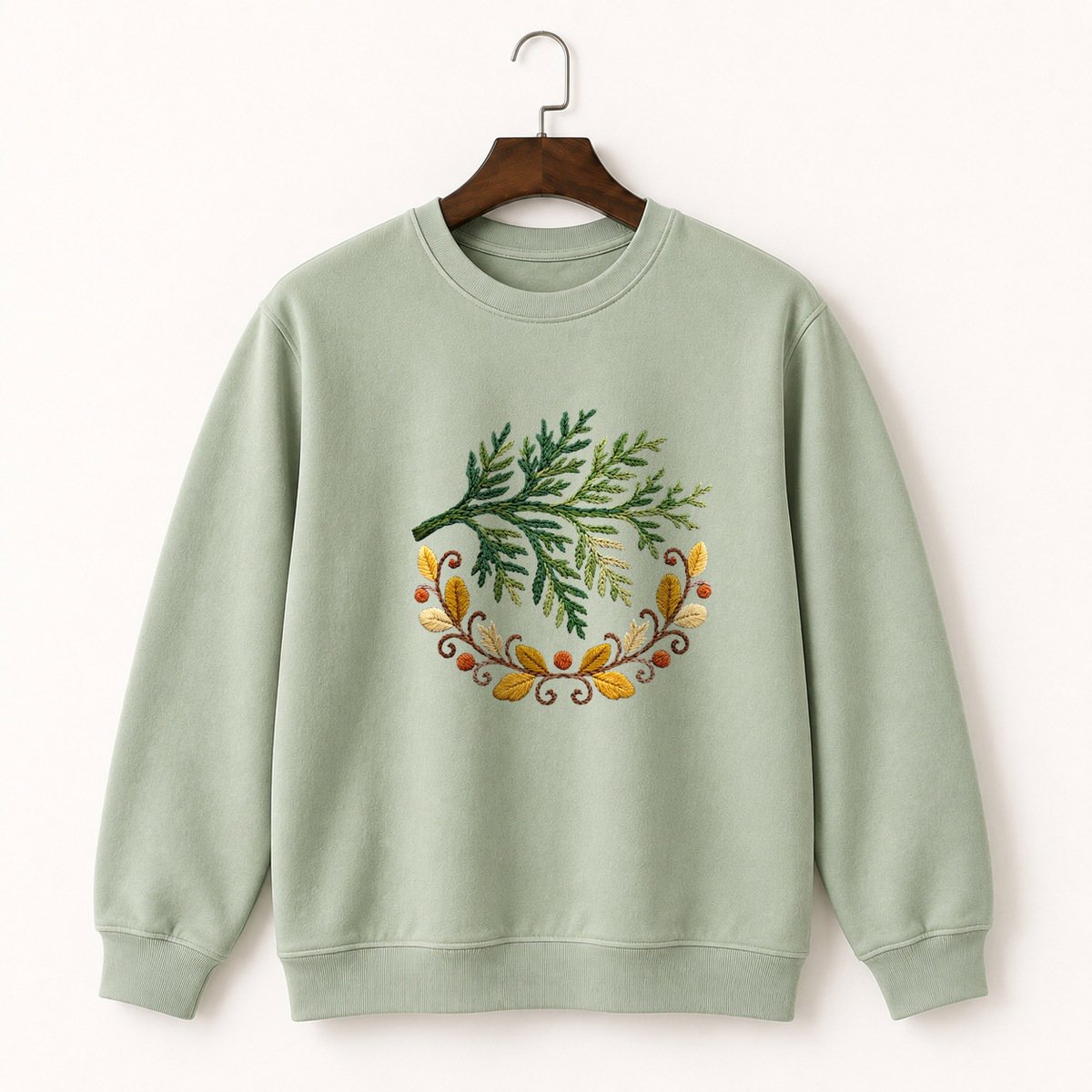 Cedar Branch Crewneck Sweatshirt 2