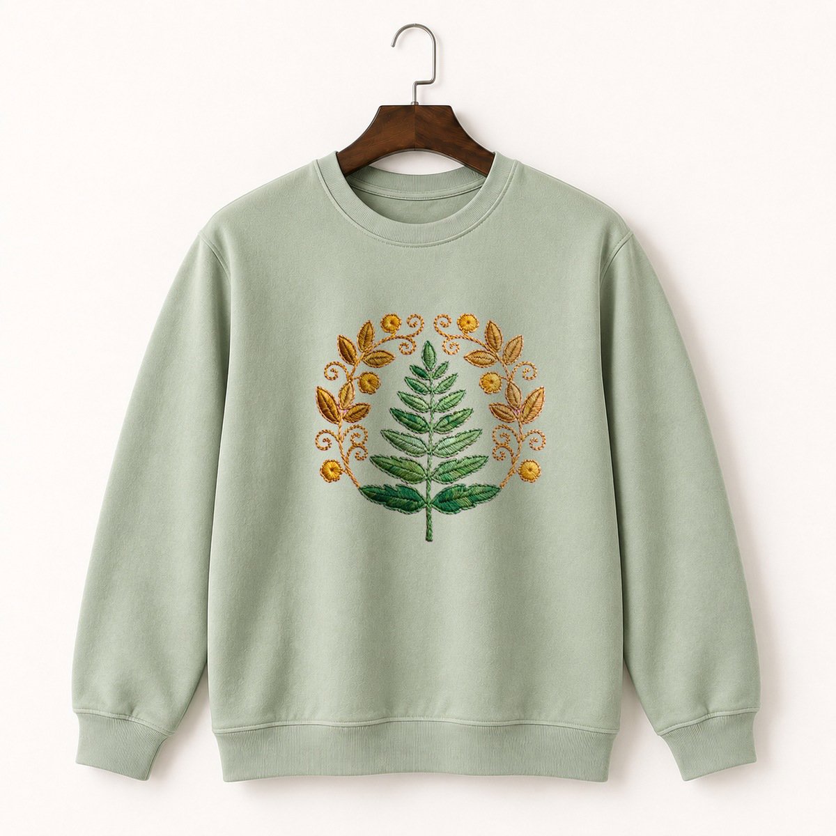 Fern Frond Crewneck Sweatshirt 2