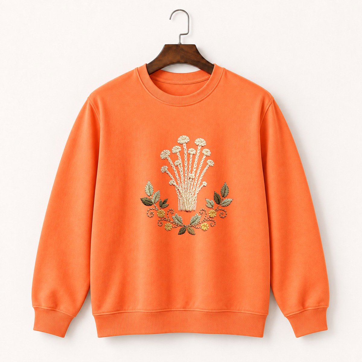 Enoki Mushroom Crewneck Sweatshirt 3