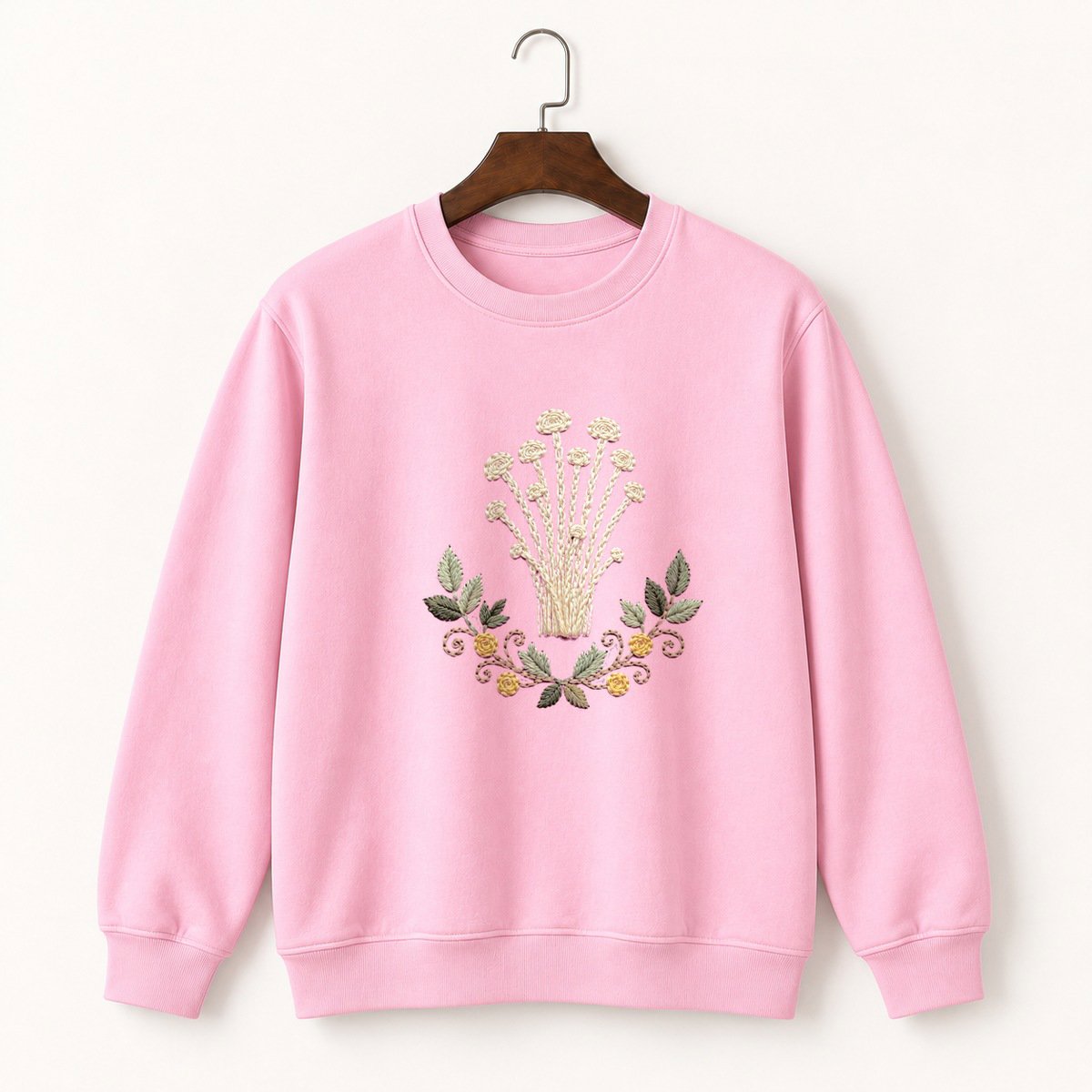 Enoki Mushroom Crewneck Sweatshirt 4