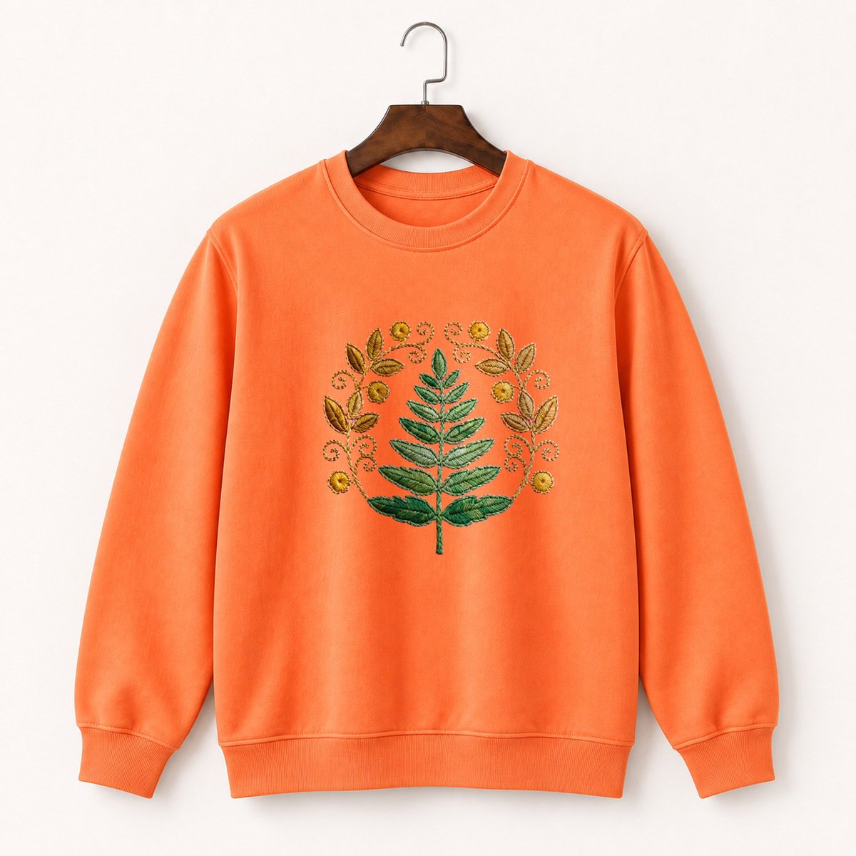 Fern Frond Crewneck Sweatshirt 3