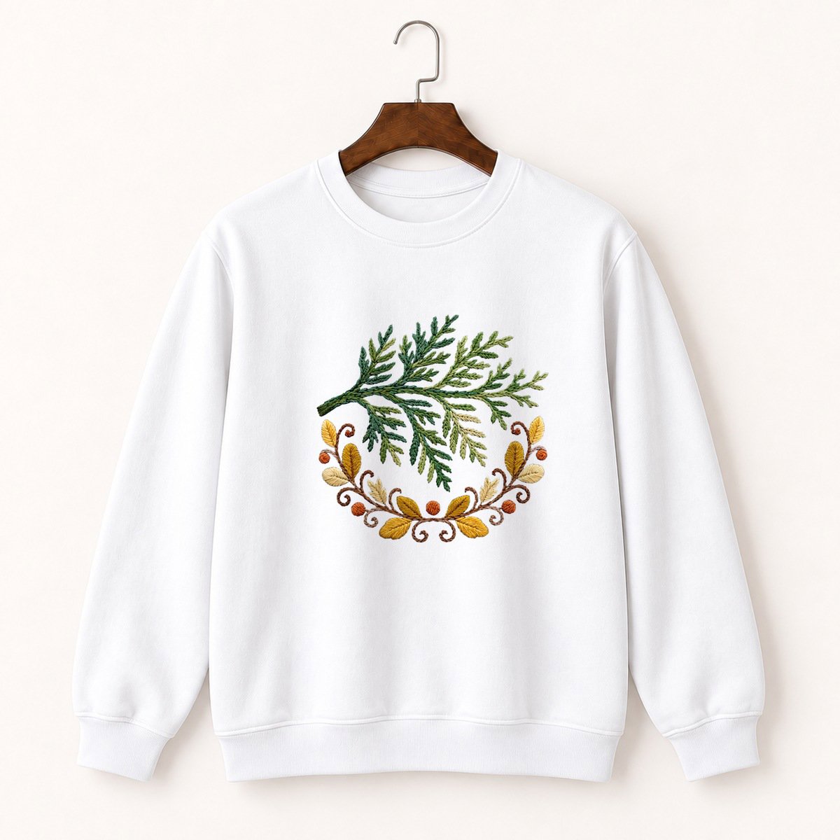 Cedar Branch Crewneck Sweatshirt 5