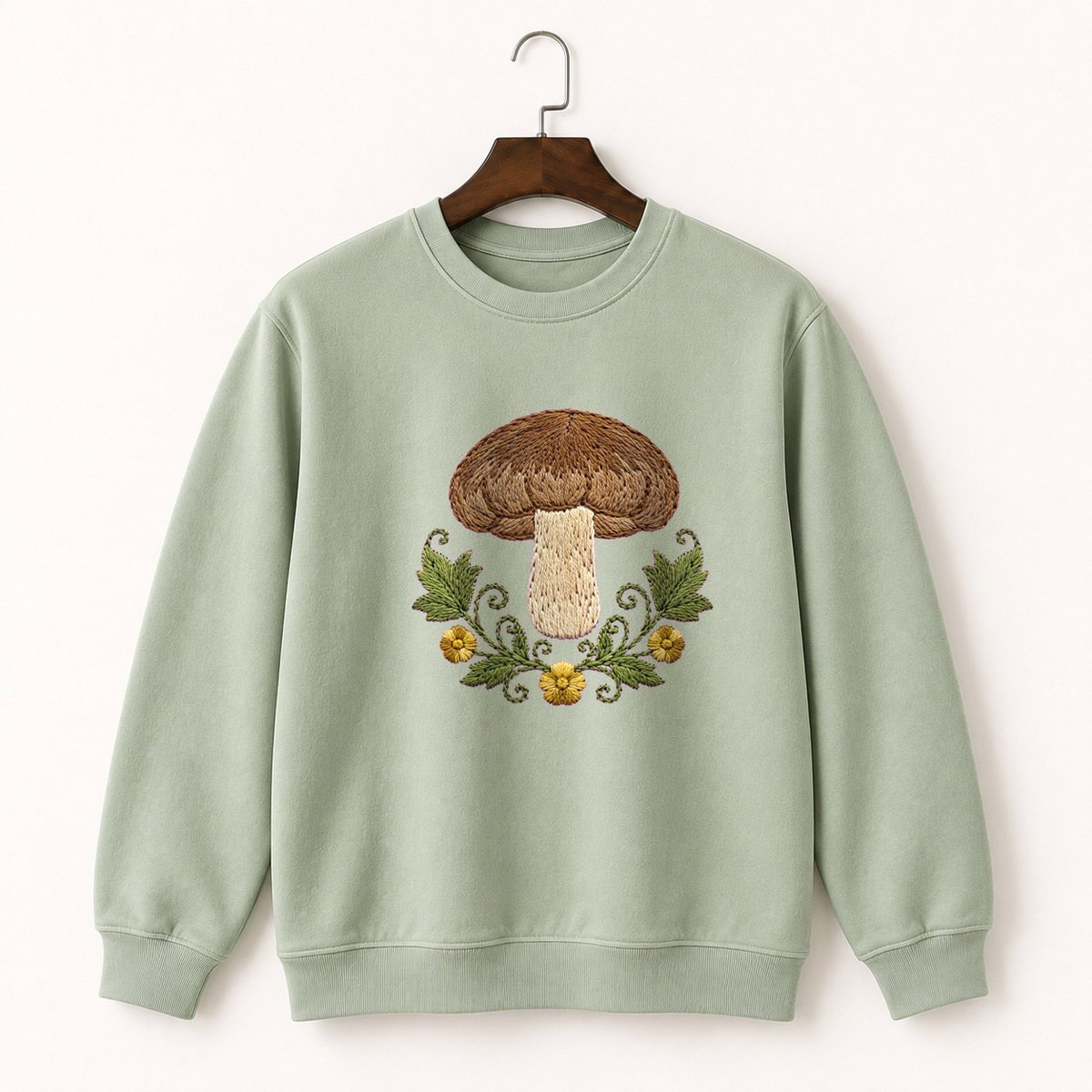 Shiitake Mushroom Crewneck Sweatshirt 2