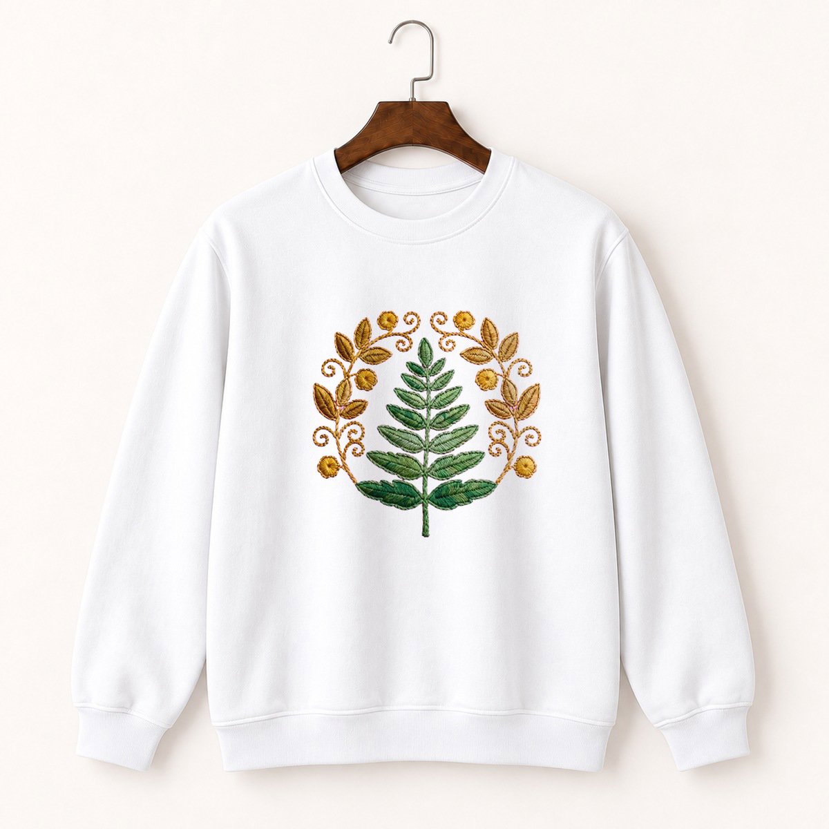 Fern Frond Crewneck Sweatshirt 5