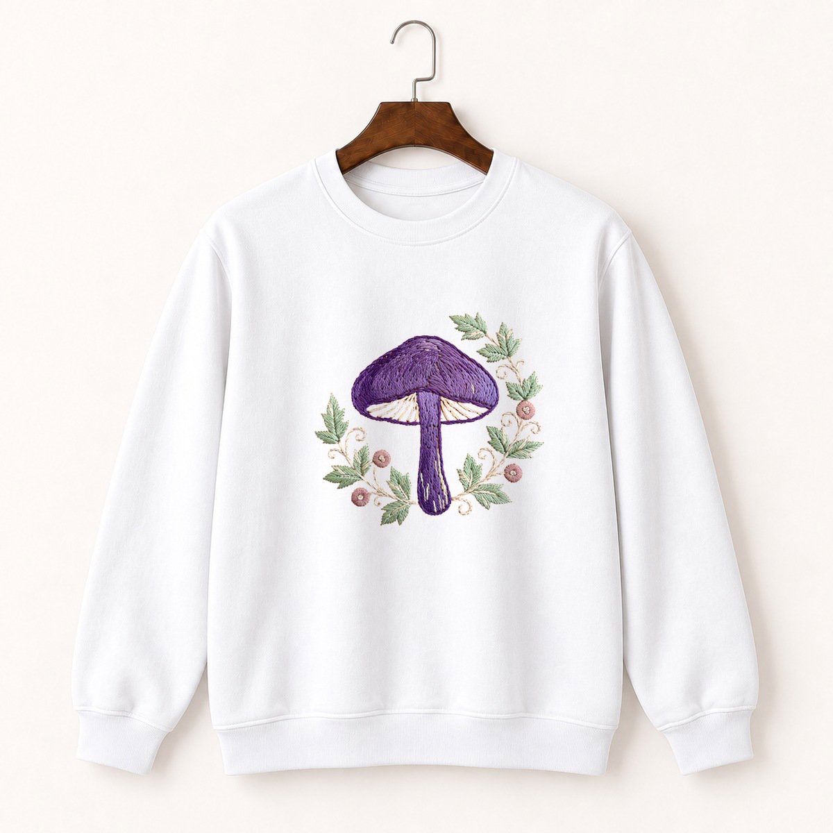 Amethyst Deceiver Mushroom Crewneck Sweatshirt 5