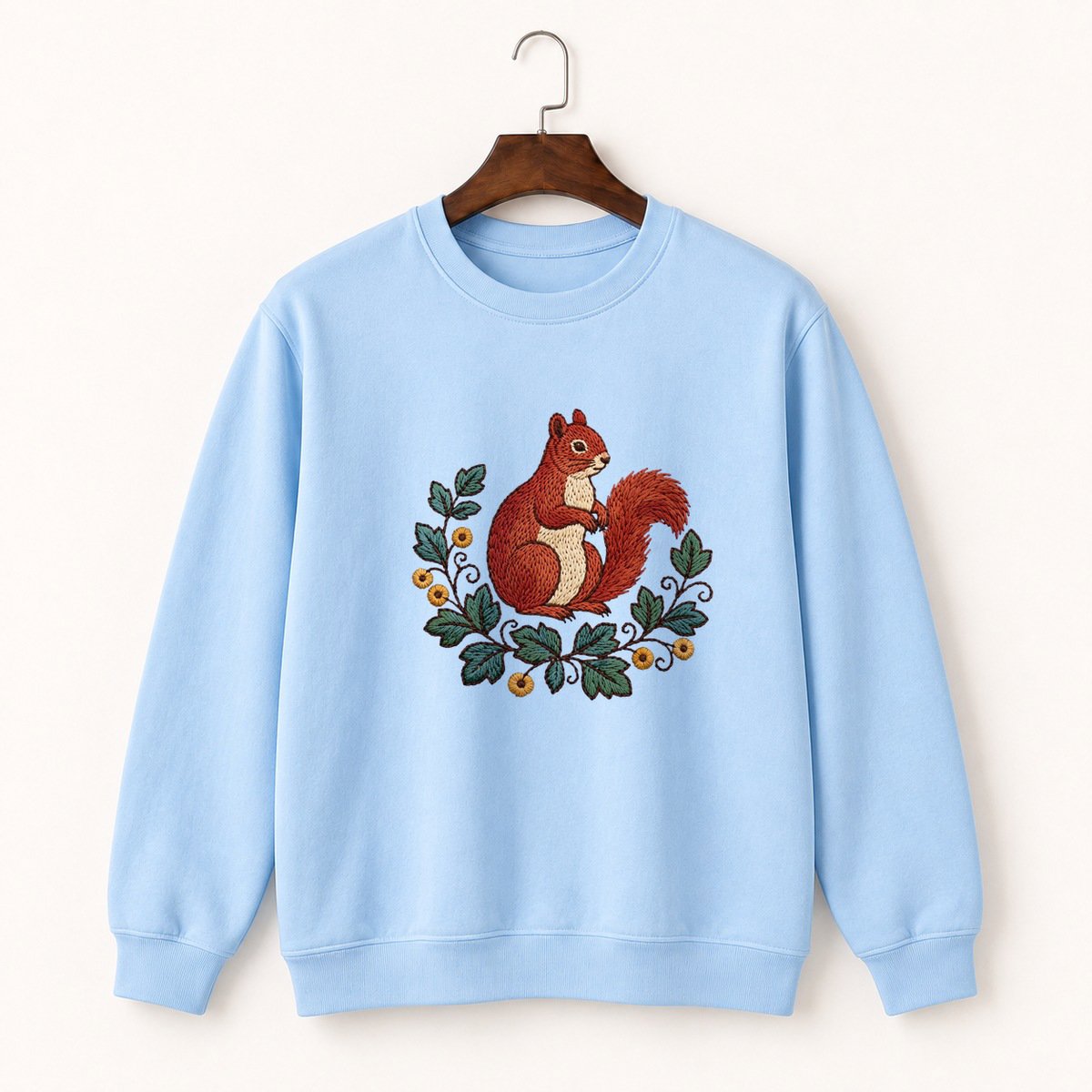 Red Squirrel Crewneck Sweatshirt 1