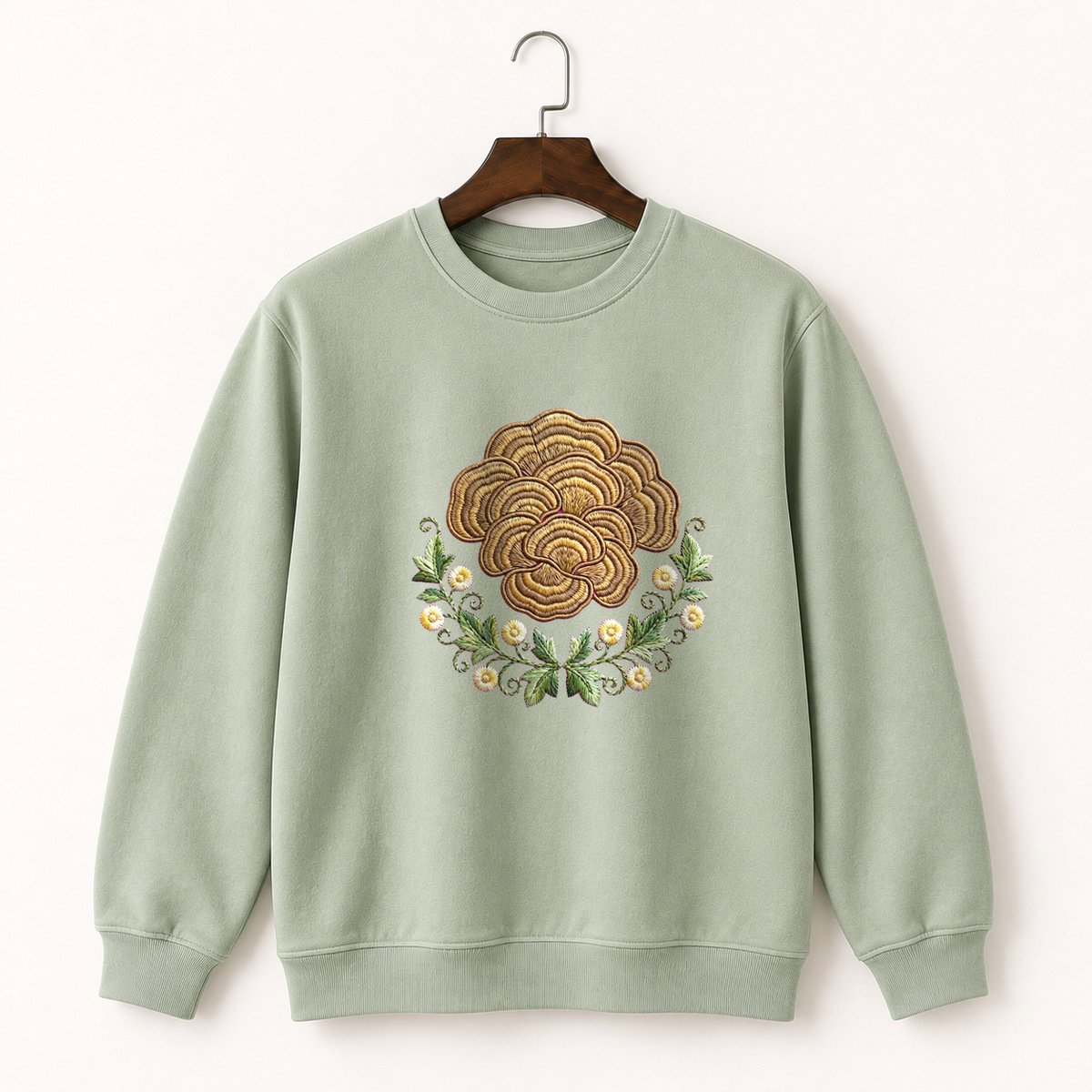 Turkey Tail Mushroom Crewneck Sweatshirt 2