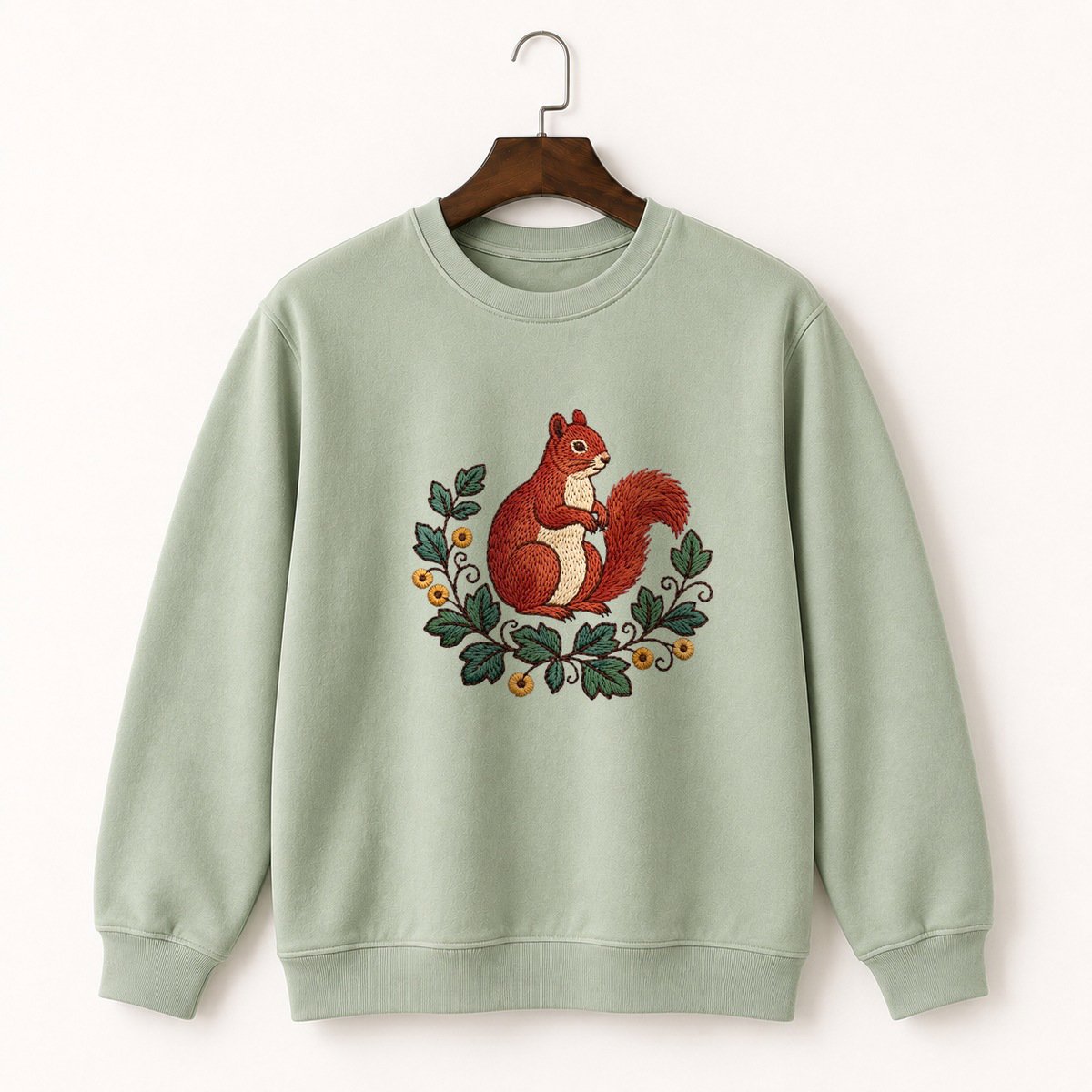 Red Squirrel Crewneck Sweatshirt 2