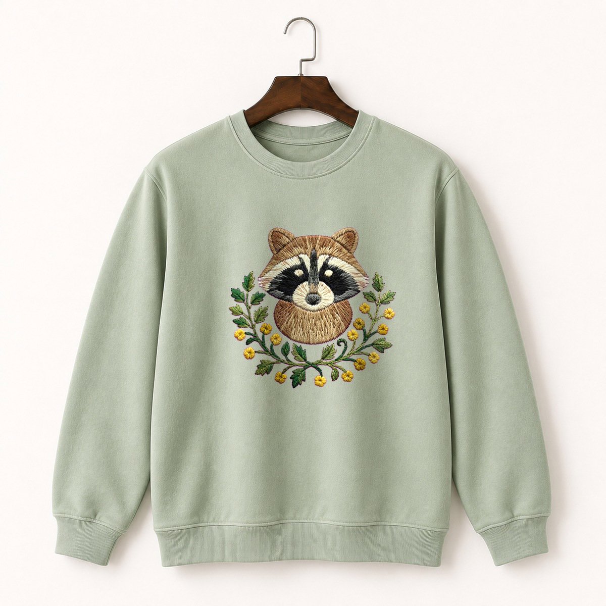 Raccoon Crewneck Sweatshirt 2