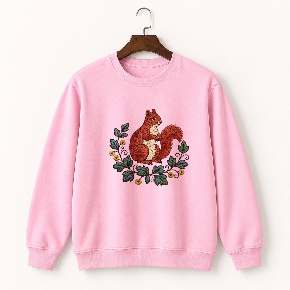Red Squirrel Crewneck Sweatshirt 4
