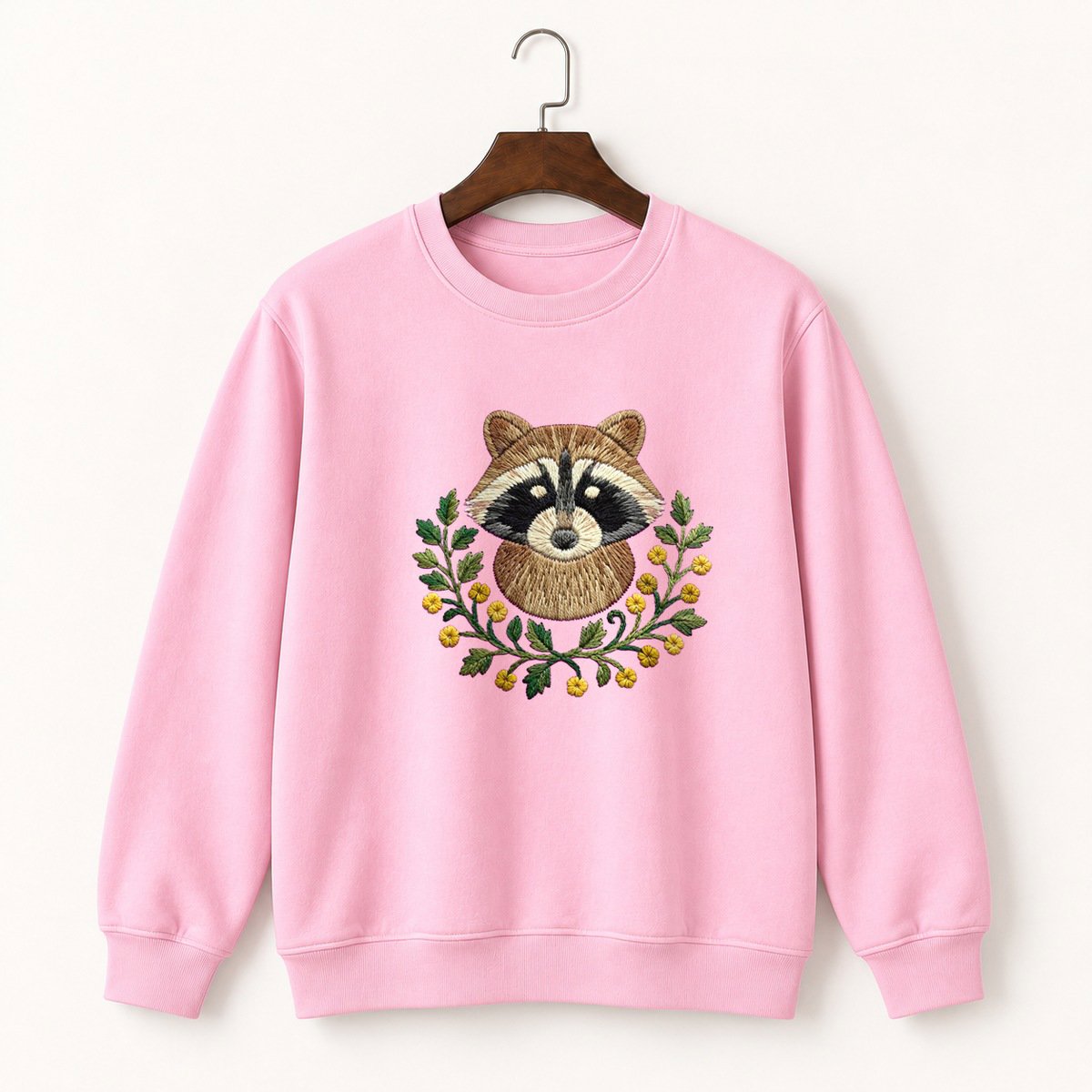 Raccoon Crewneck Sweatshirt 4
