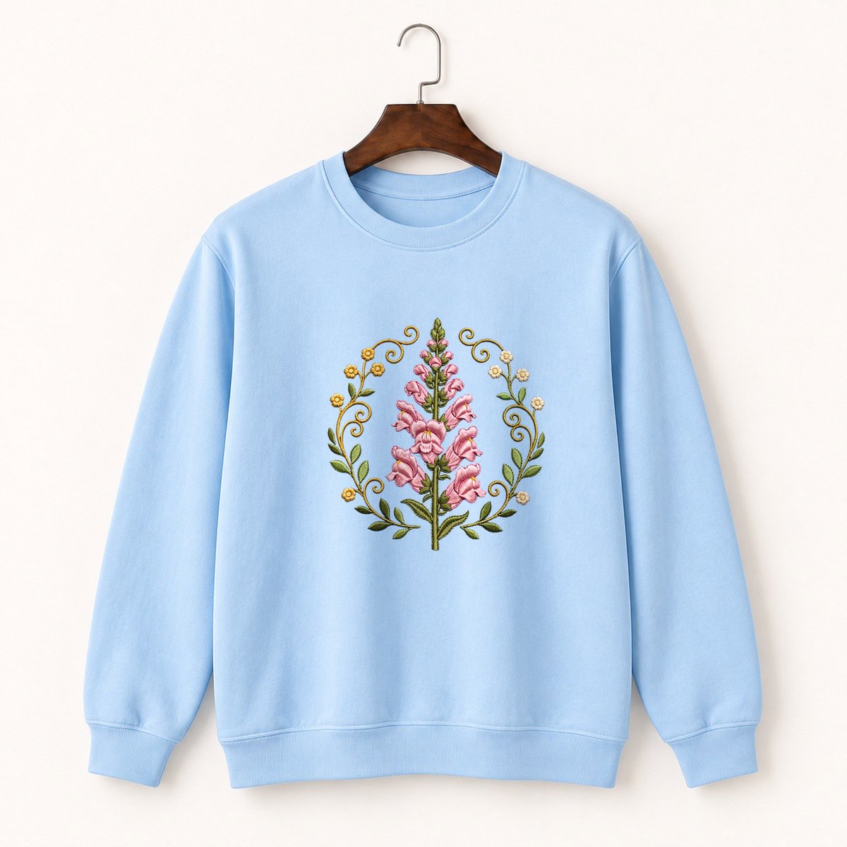 Snapdragon Flower Crewneck Sweatshirt 1
