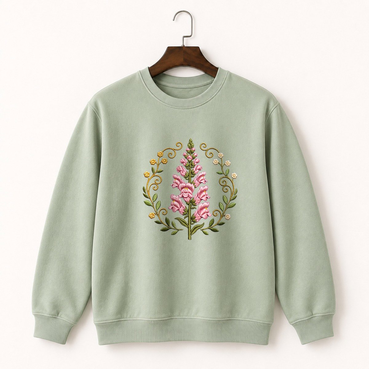 Snapdragon Flower Crewneck Sweatshirt 2