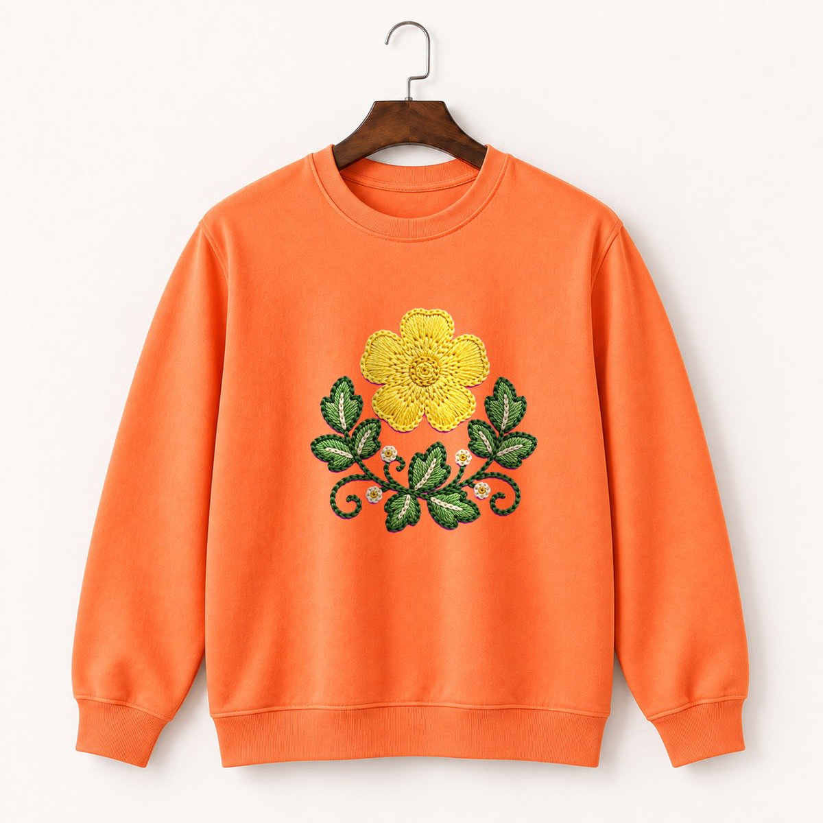 Buttercup Flower Crewneck Sweatshirt 3