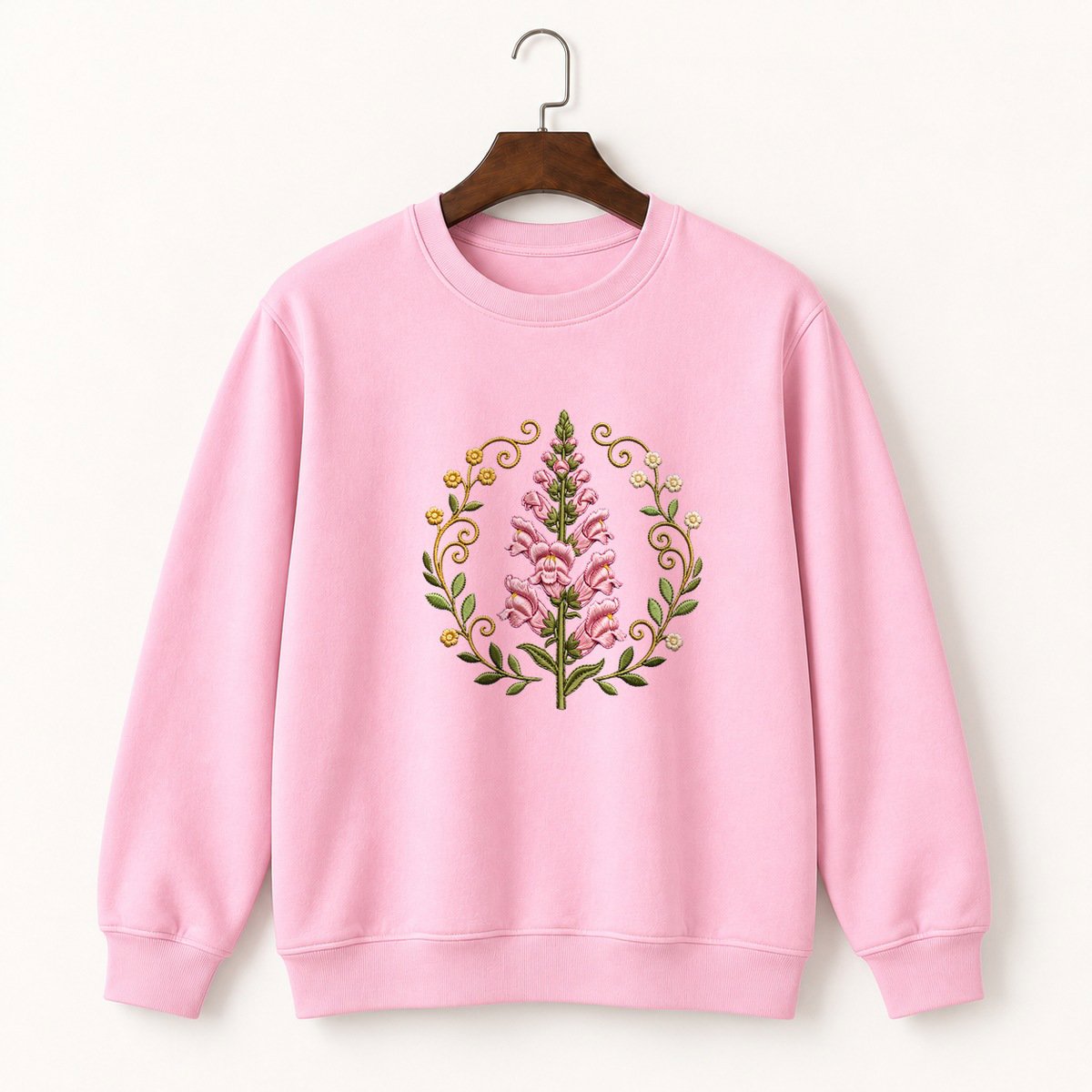 Snapdragon Flower Crewneck Sweatshirt 4