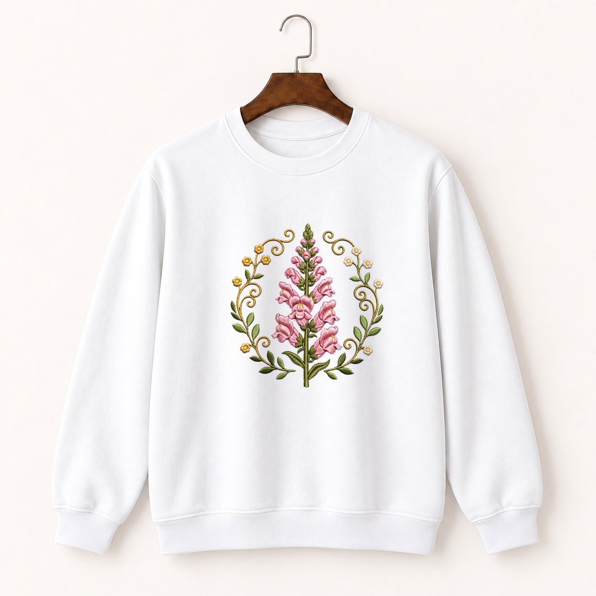 Snapdragon Flower Crewneck Sweatshirt 5