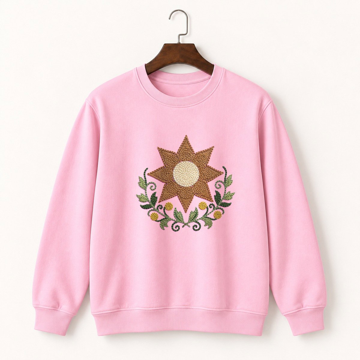Earthstar Mushroom Crewneck Sweatshirt 4