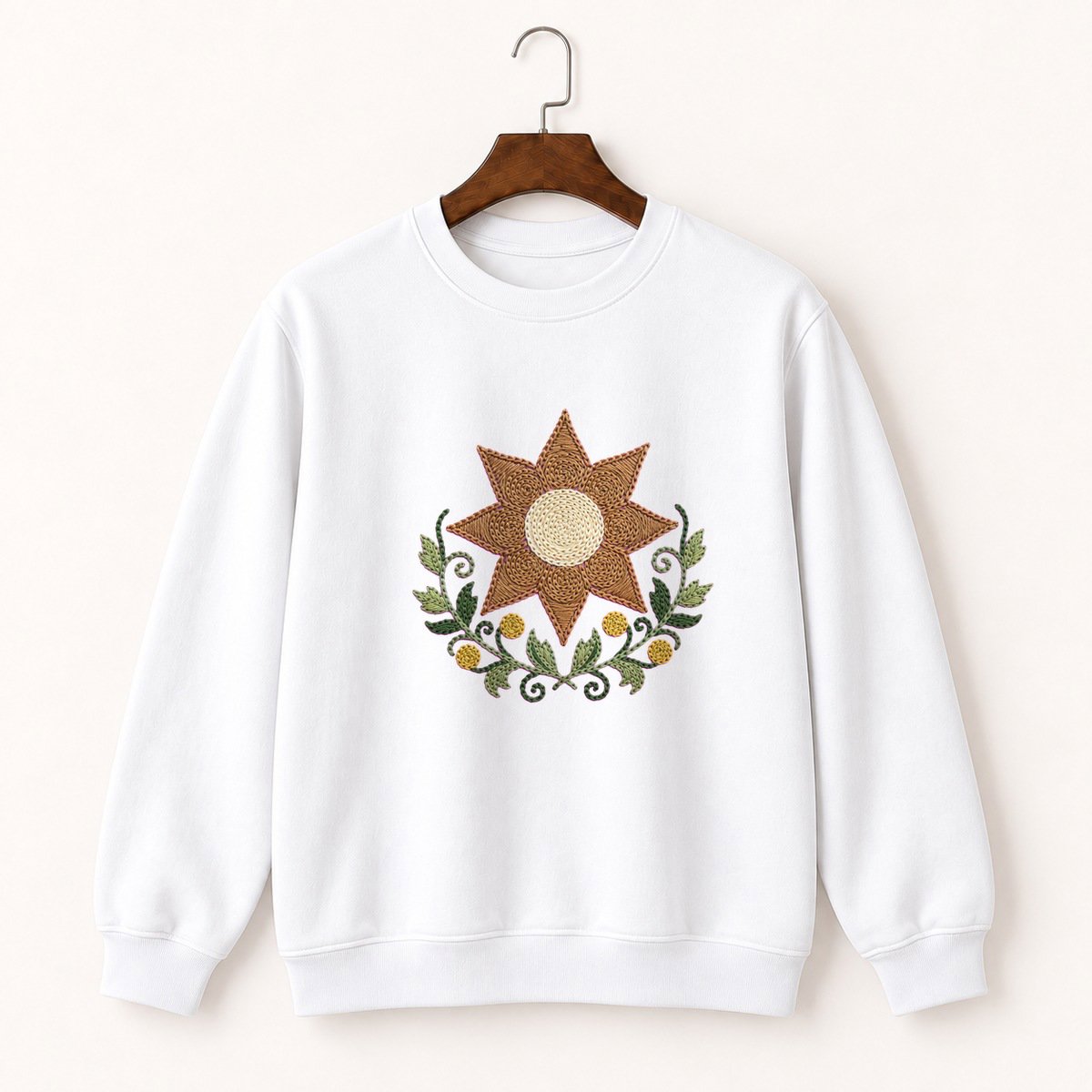 Earthstar Mushroom Crewneck Sweatshirt 5