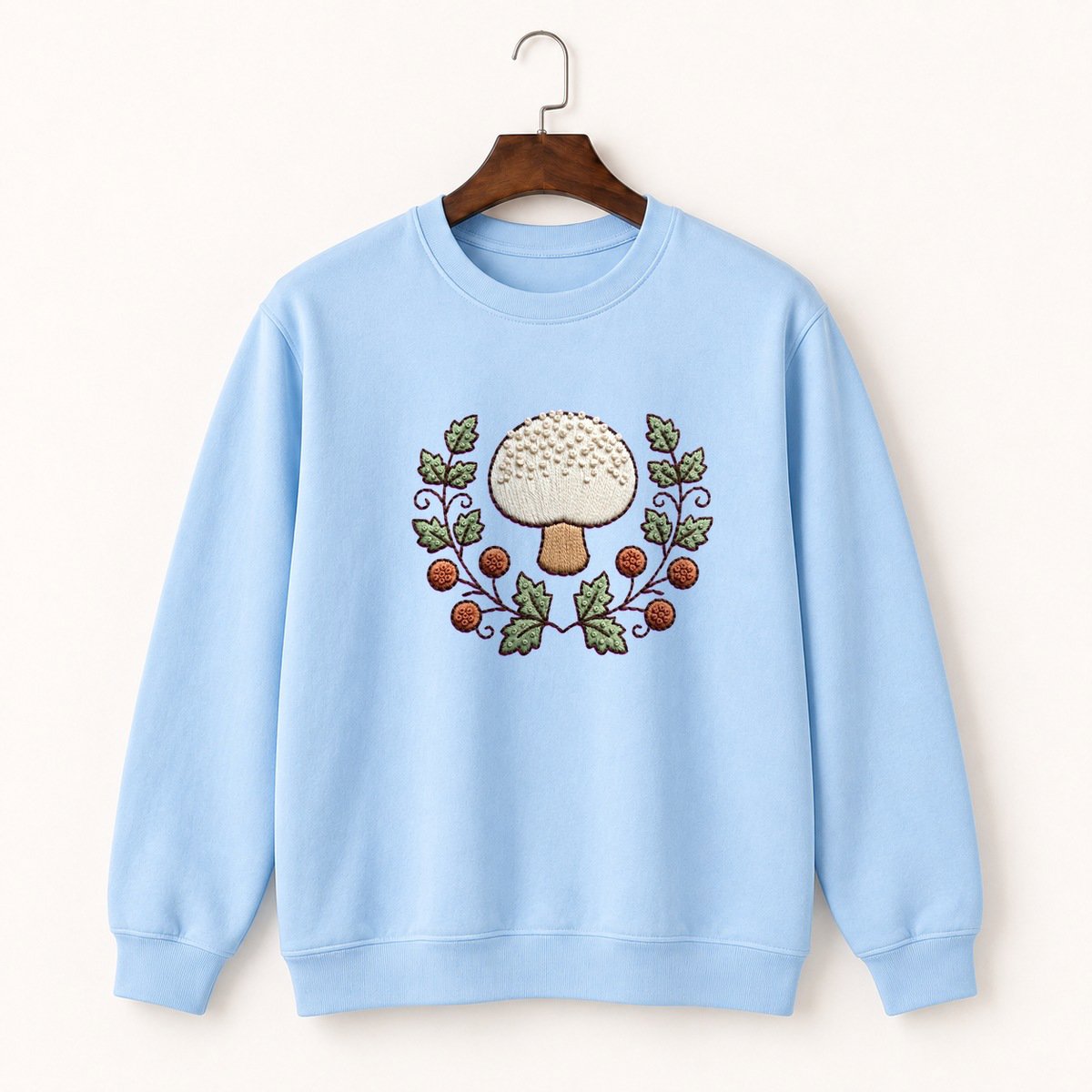 Puffball Mushroom Crewneck Sweatshirt 1