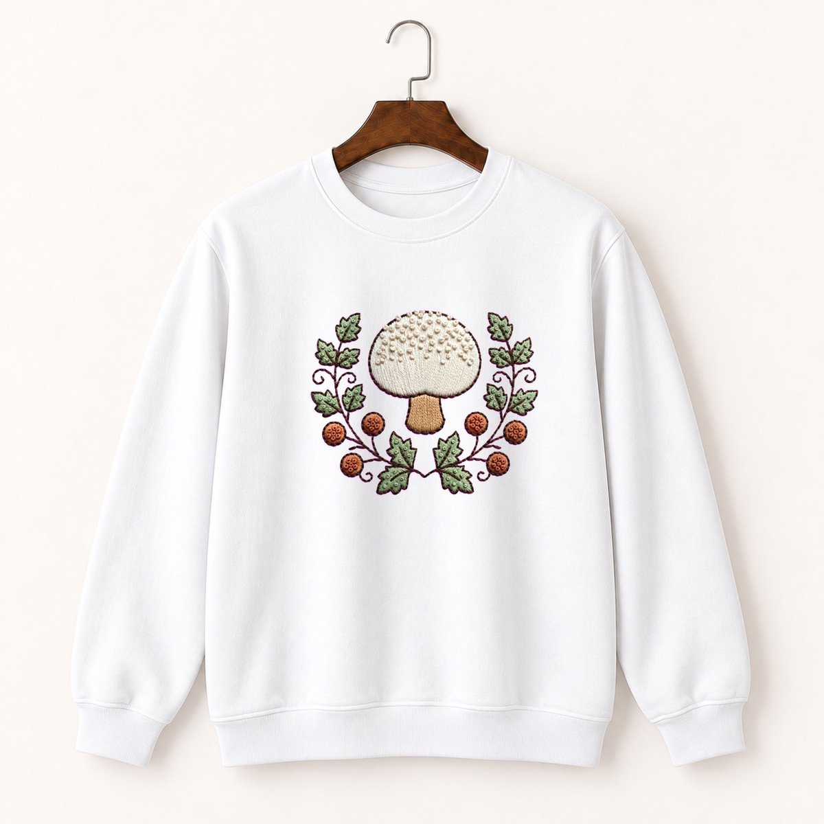 Puffball Mushroom Crewneck Sweatshirt 5