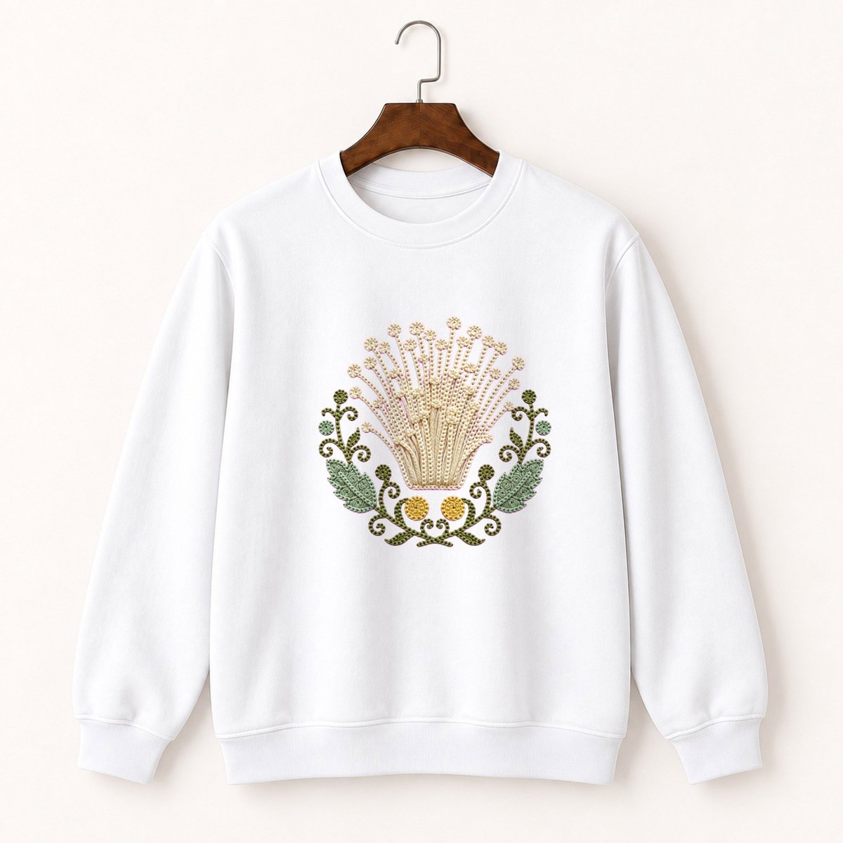 Enoki Mushroom Crewneck Sweatshirt 5
