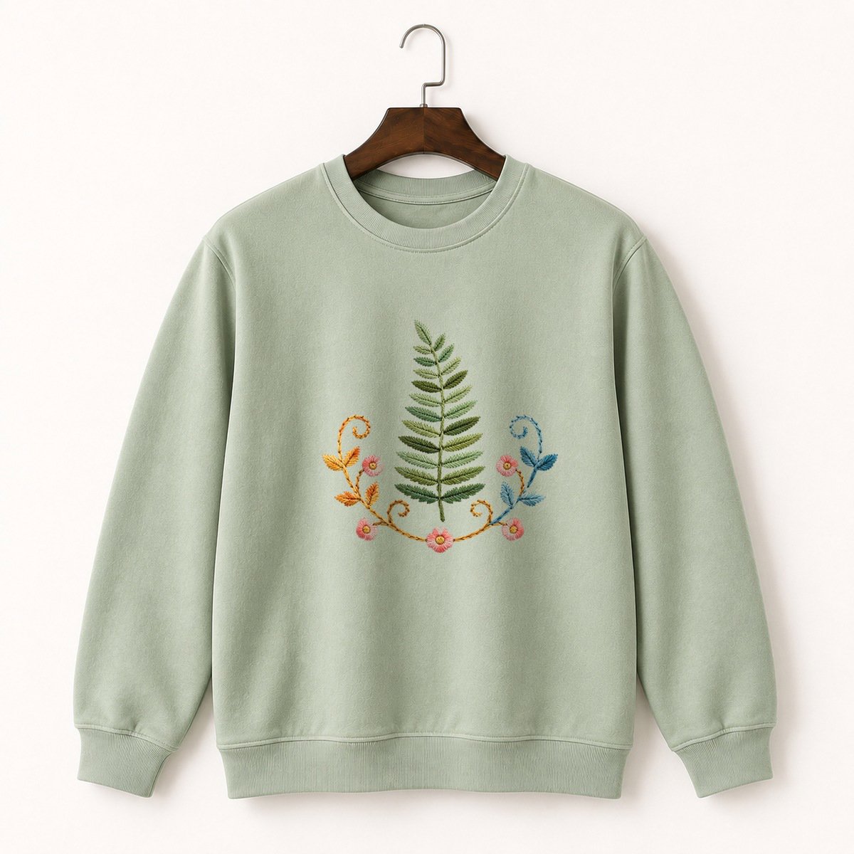 Fern Frond Crewneck Sweatshirt 2