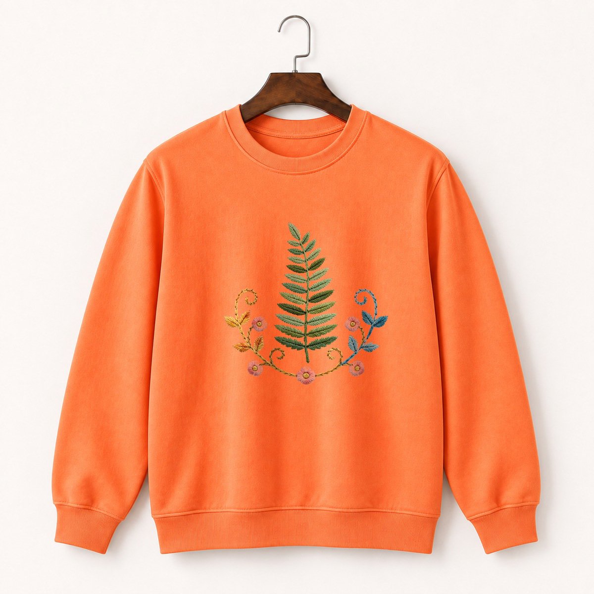 Fern Frond Crewneck Sweatshirt 3