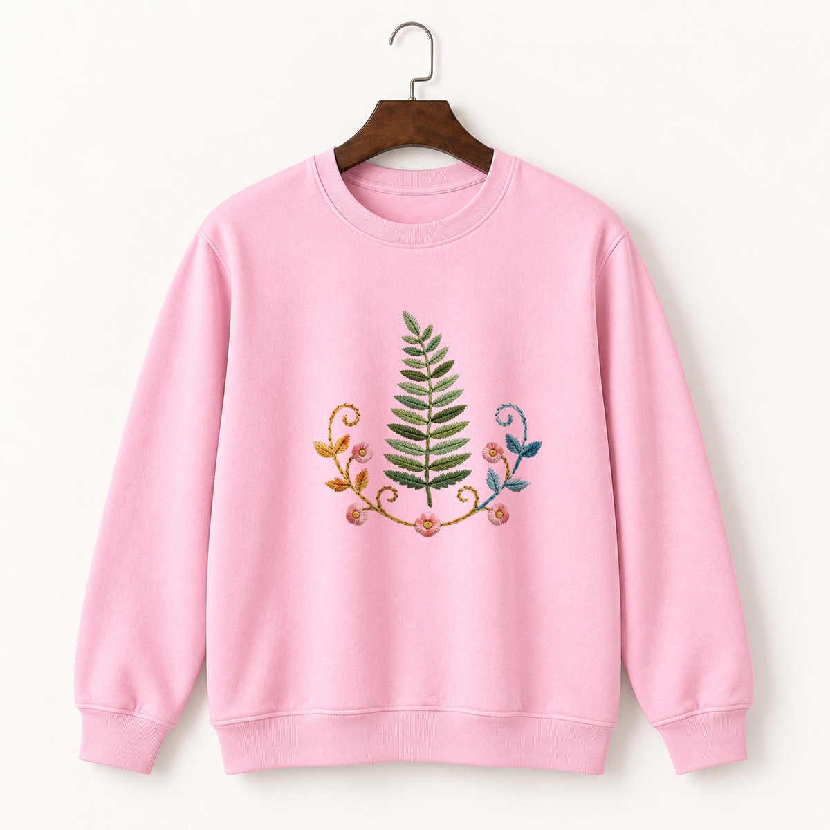 Fern Frond Crewneck Sweatshirt 4