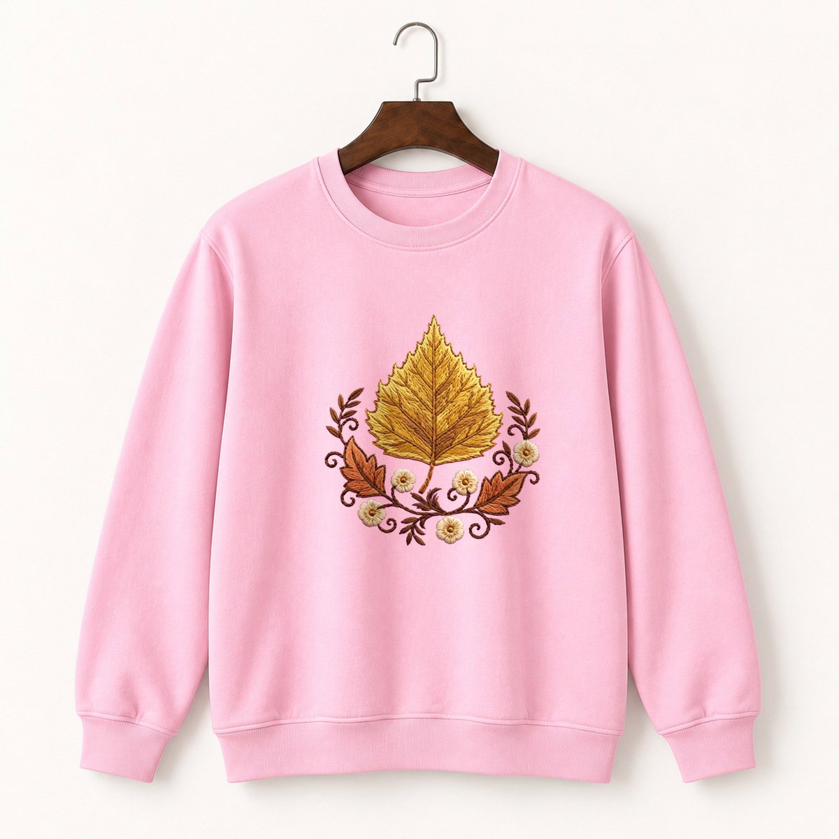 Birch Leaf Crewneck Sweatshirt 4