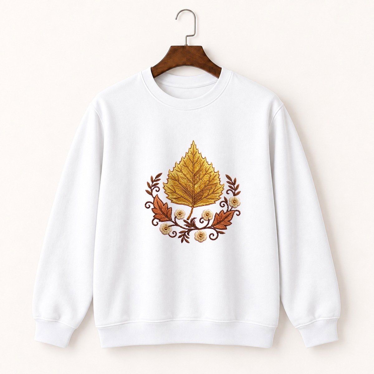 Birch Leaf Crewneck Sweatshirt 5