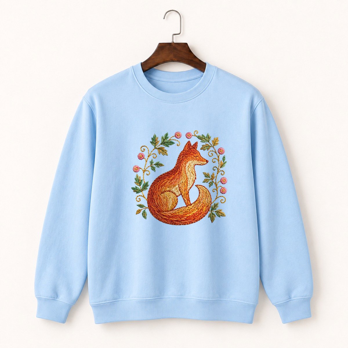 Red Fox Crewneck Sweatshirt 1