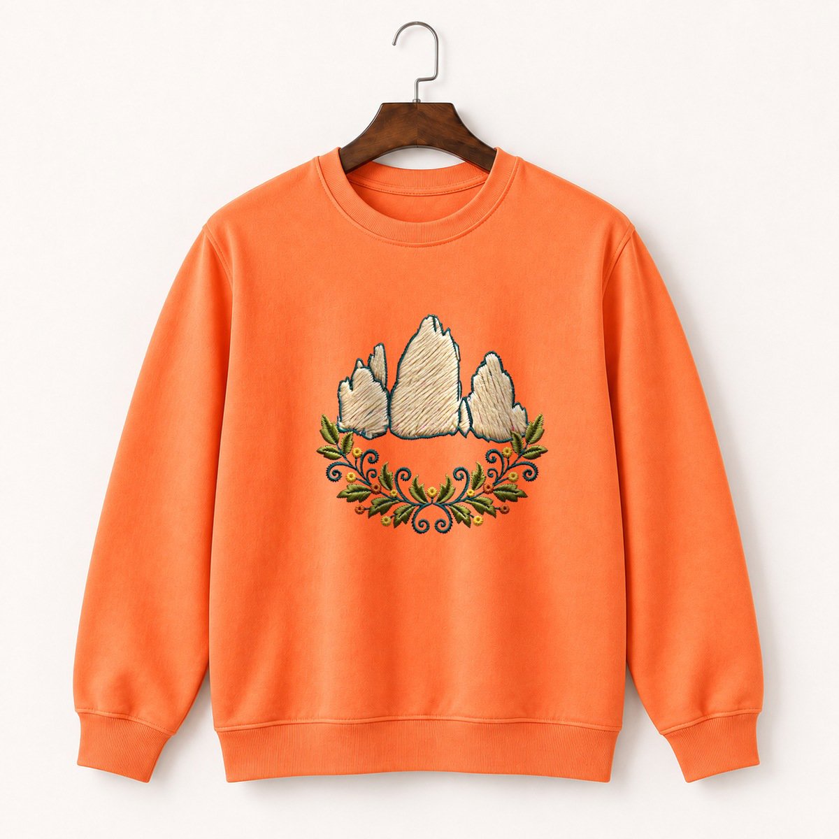 Dolomites Mountains Crewneck Sweatshirt 3