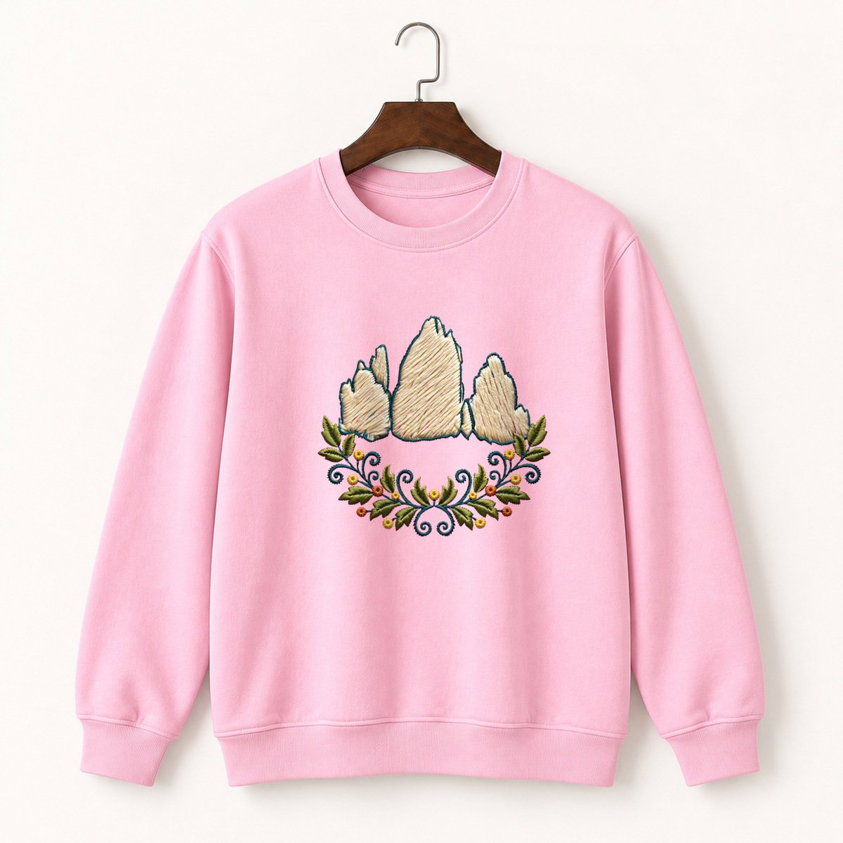 Dolomites Mountains Crewneck Sweatshirt 4