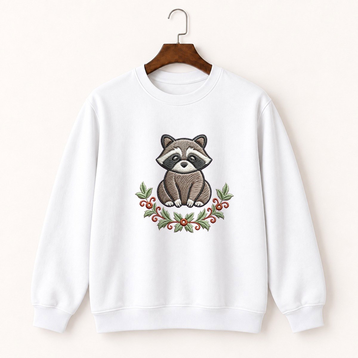 Raccoon Crewneck Sweatshirt 5