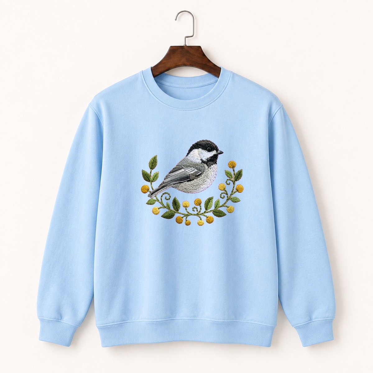 Black-Capped Chickadee Crewneck Sweatshirt 1