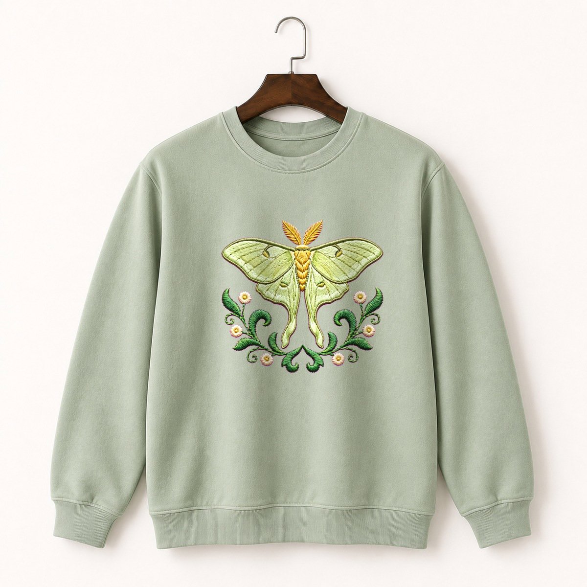 Luna Moth Crewneck Sweatshirt 2