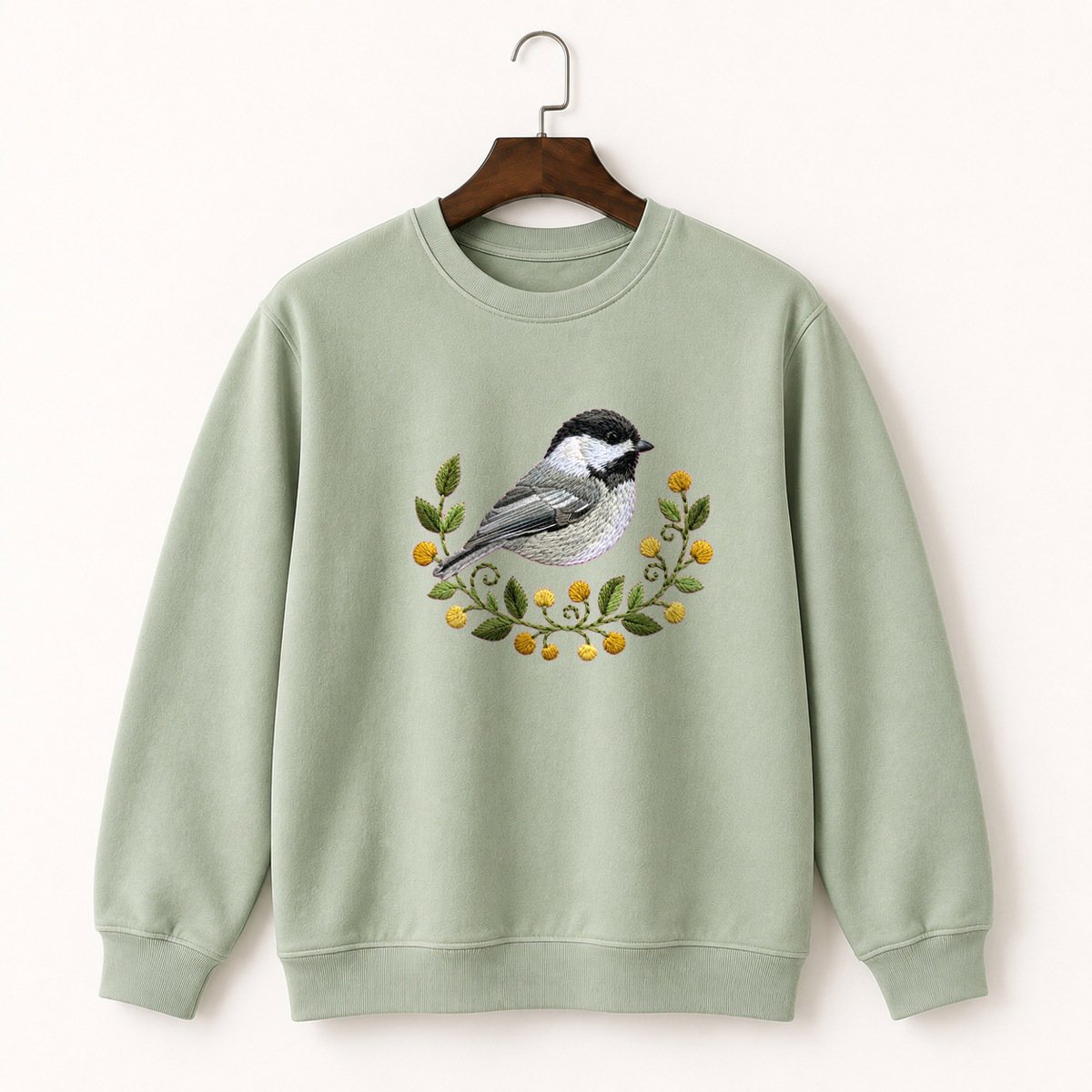 Black-Capped Chickadee Crewneck Sweatshirt 2