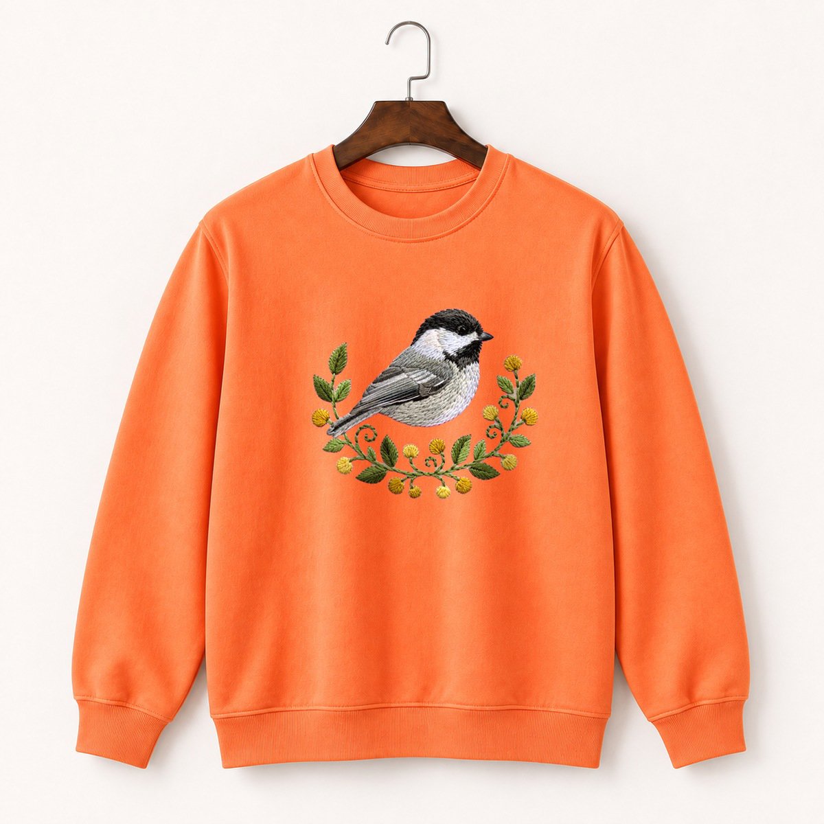 Black-Capped Chickadee Crewneck Sweatshirt 3