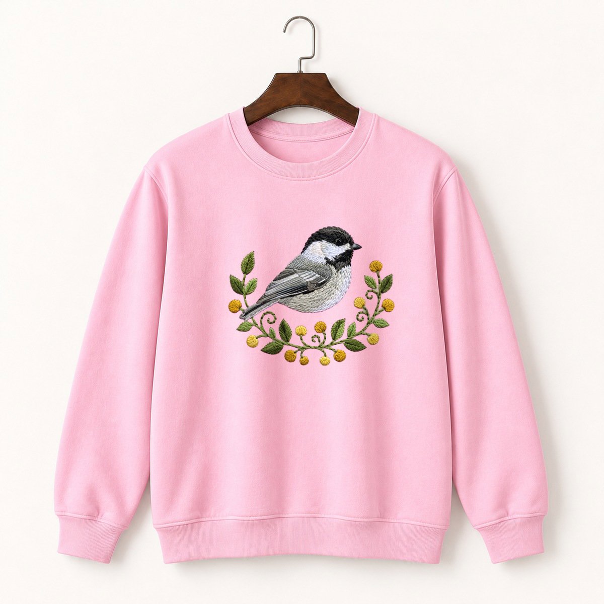 Black-Capped Chickadee Crewneck Sweatshirt 4