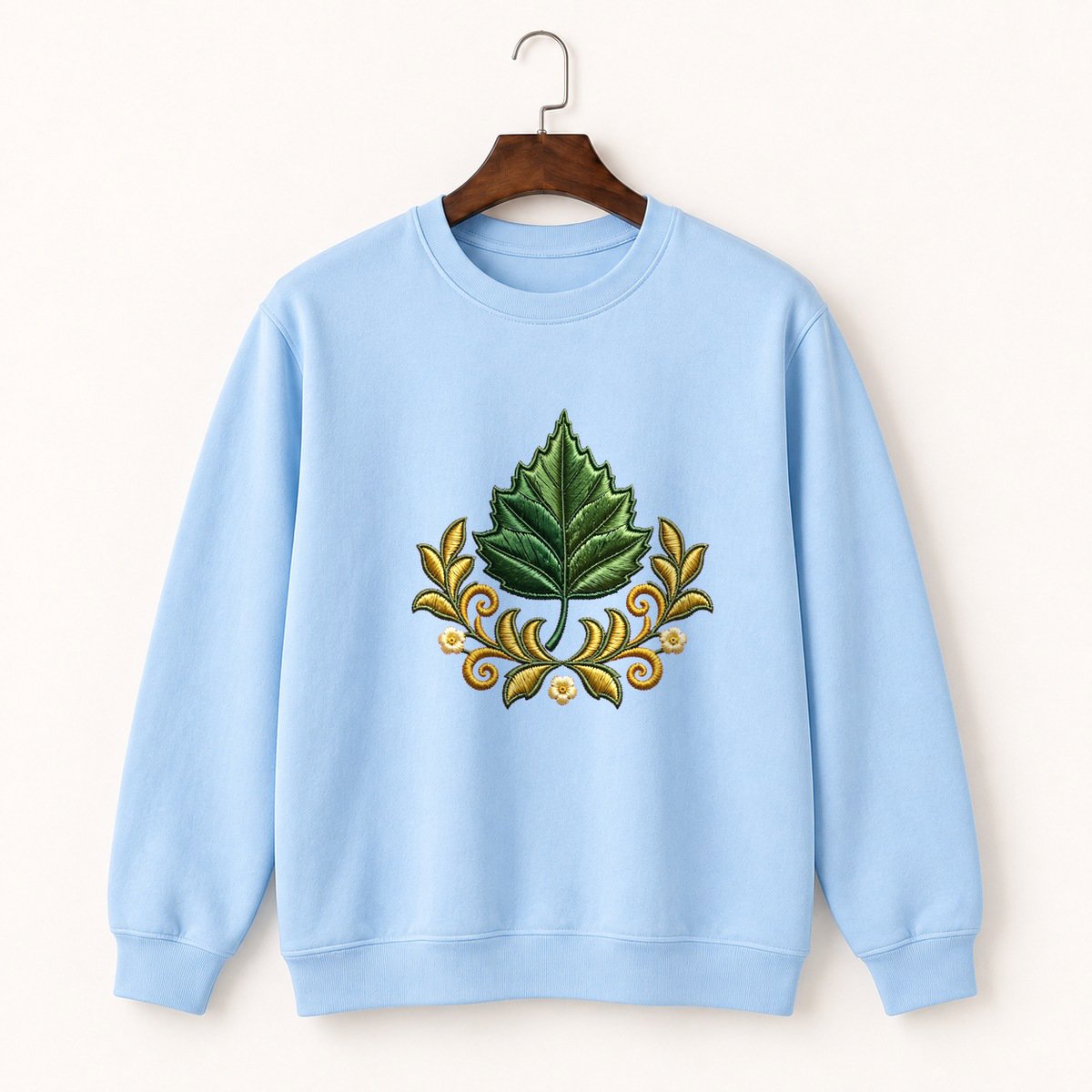 Birch Leaf Crewneck Sweatshirt 1