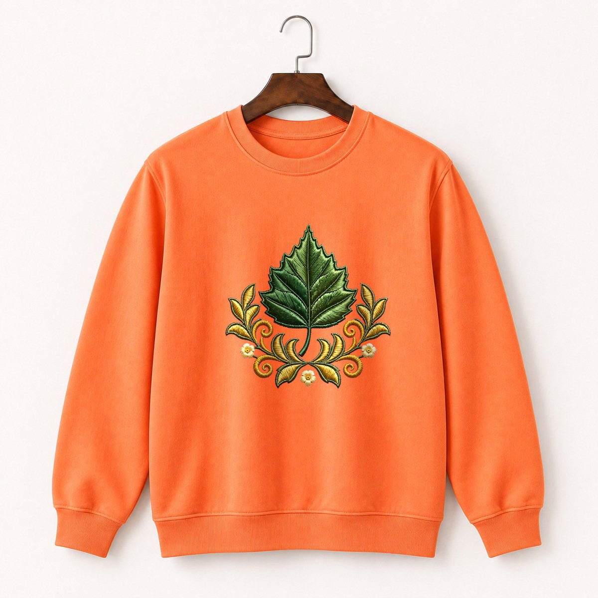 Birch Leaf Crewneck Sweatshirt 3