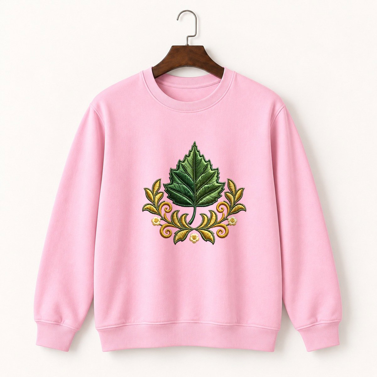 Birch Leaf Crewneck Sweatshirt 4