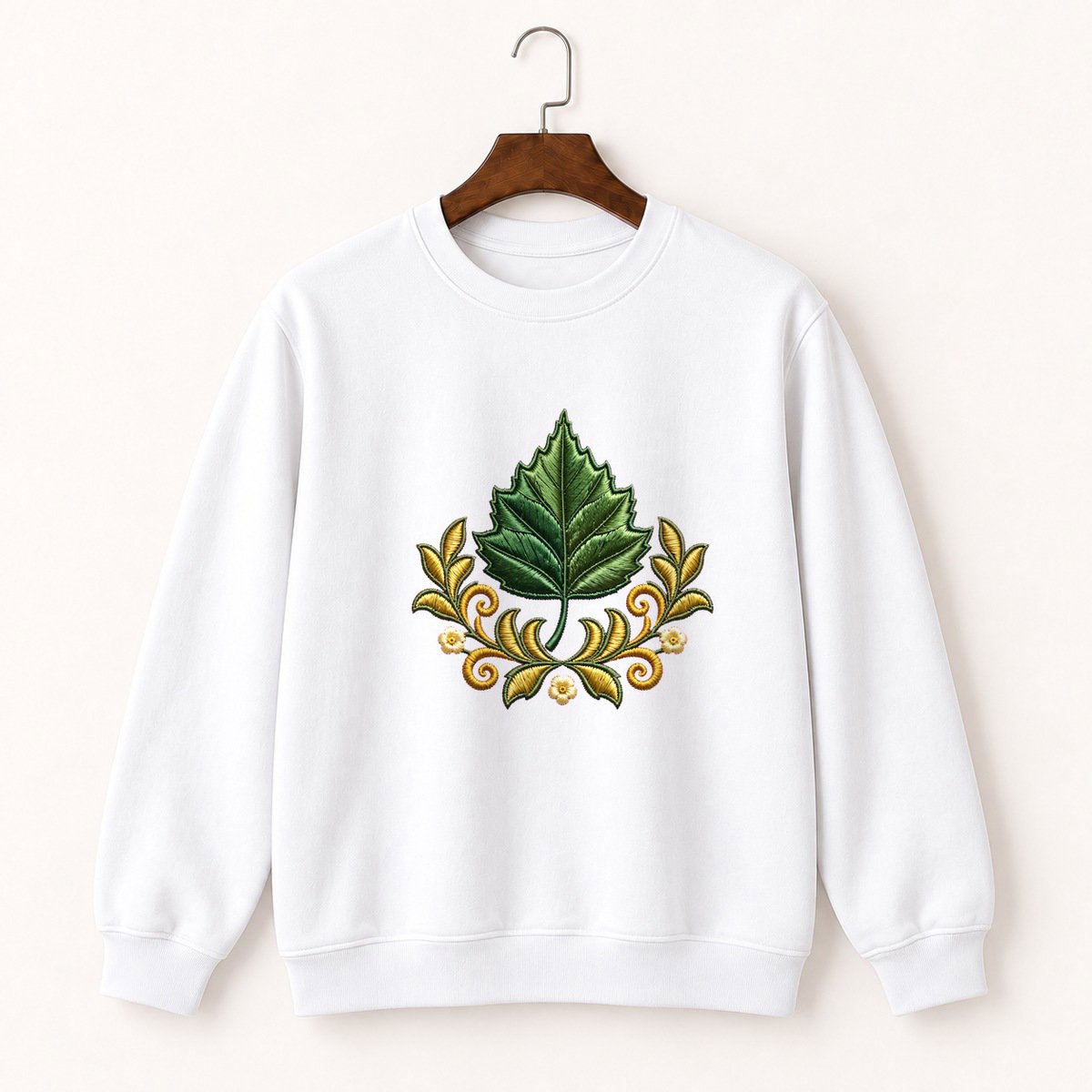 Birch Leaf Crewneck Sweatshirt 5