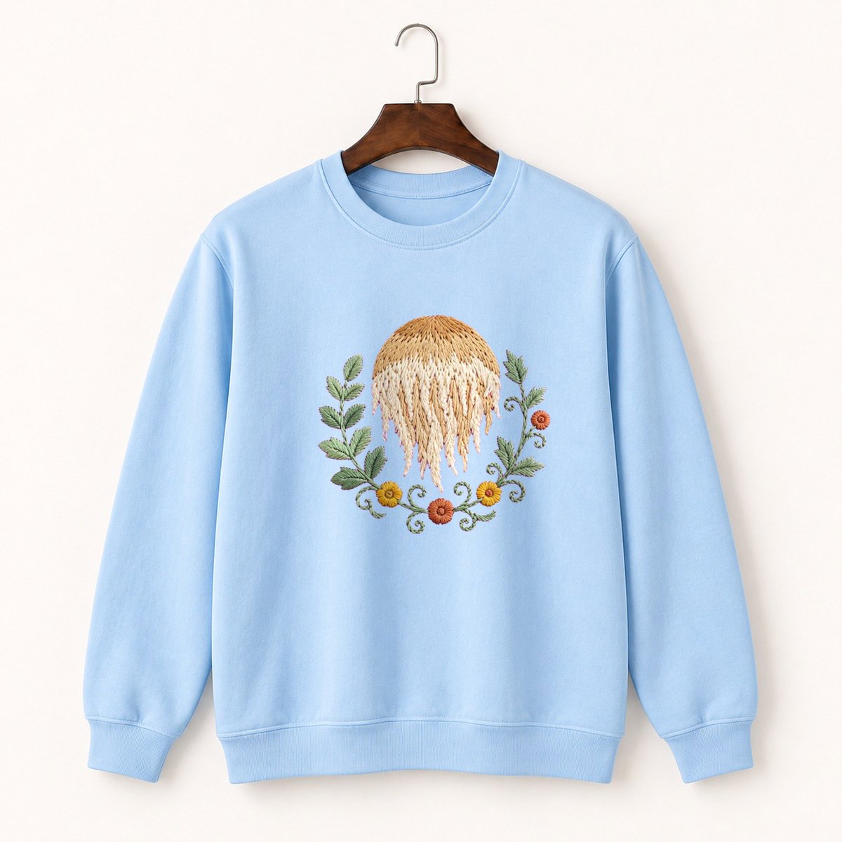 Lion's Mane Mushroom Crewneck Sweatshirt 1