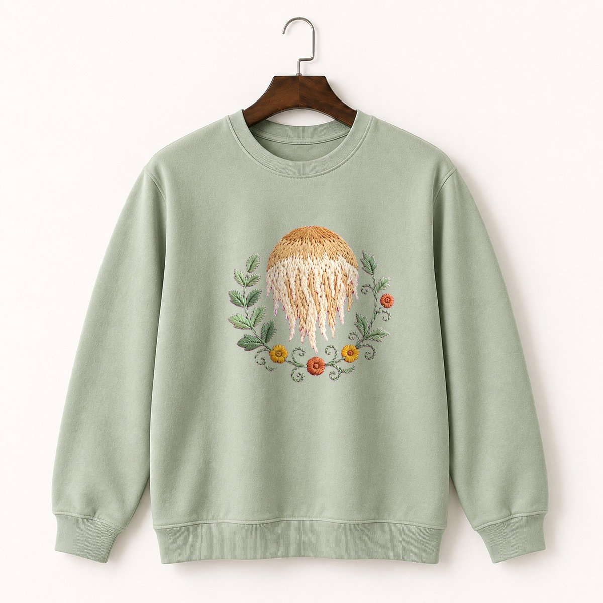 Lion's Mane Mushroom Crewneck Sweatshirt 2