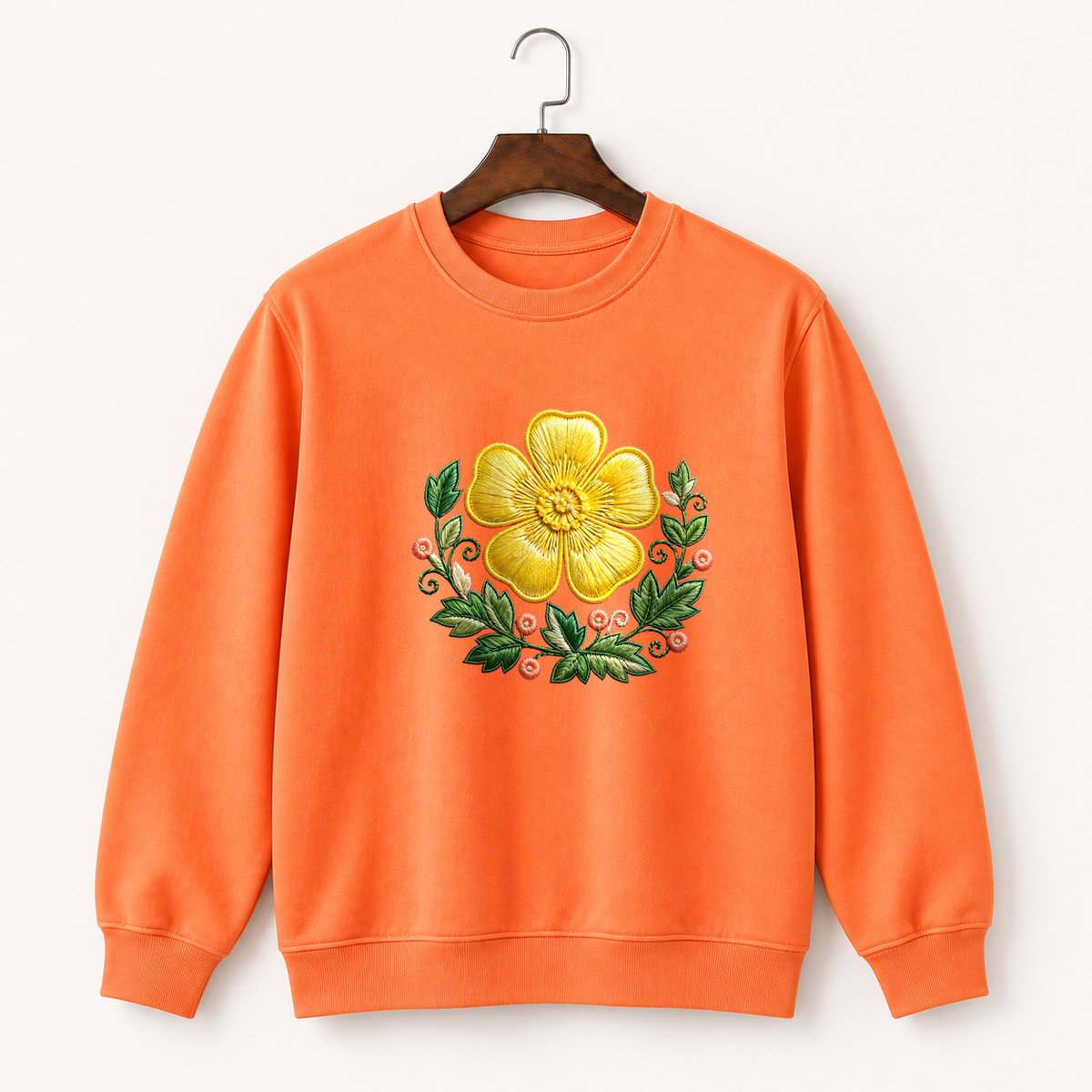 Buttercup Flower Crewneck Sweatshirt 3
